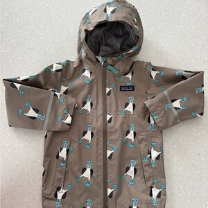 Patagonia Kids Raincoat 4t Blue Footed Booby